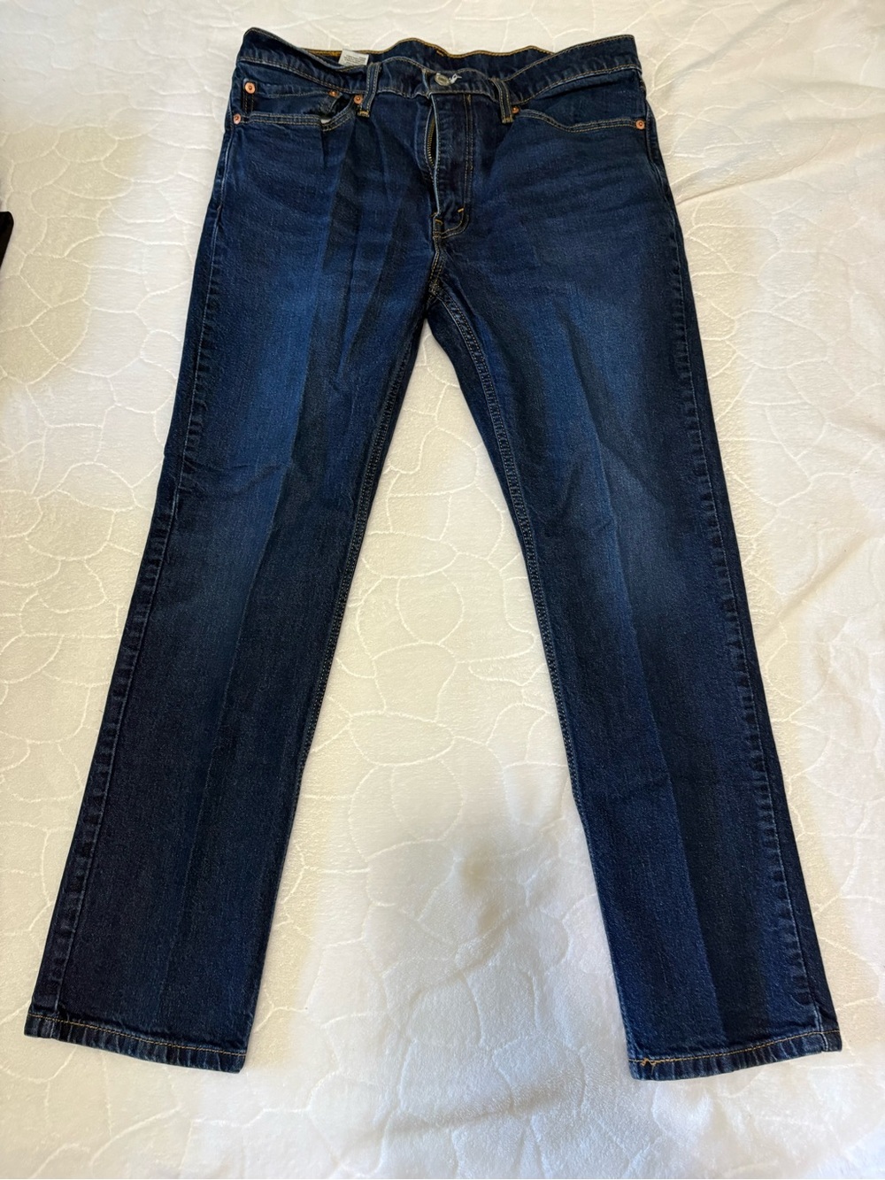Levi's Men's Dark Blue Straight Jeans